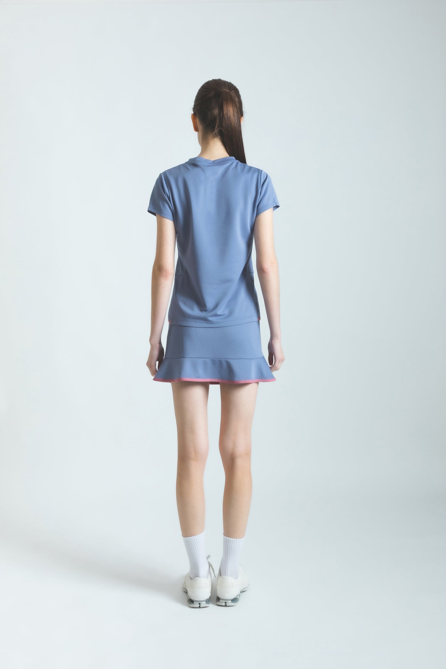 ラインバックヘムフレアTEE