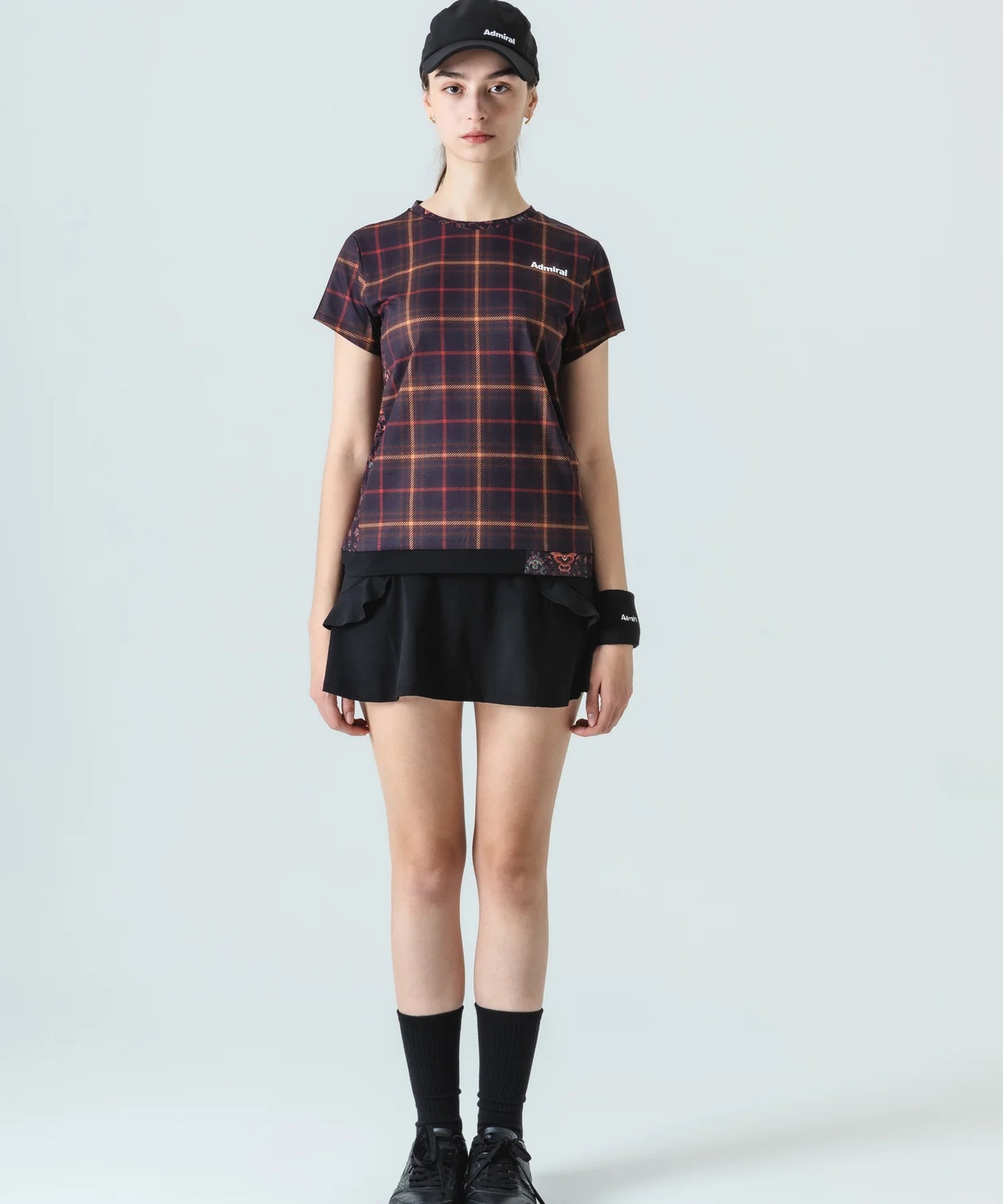 アシメブロッキングアソートグラフィックTEE