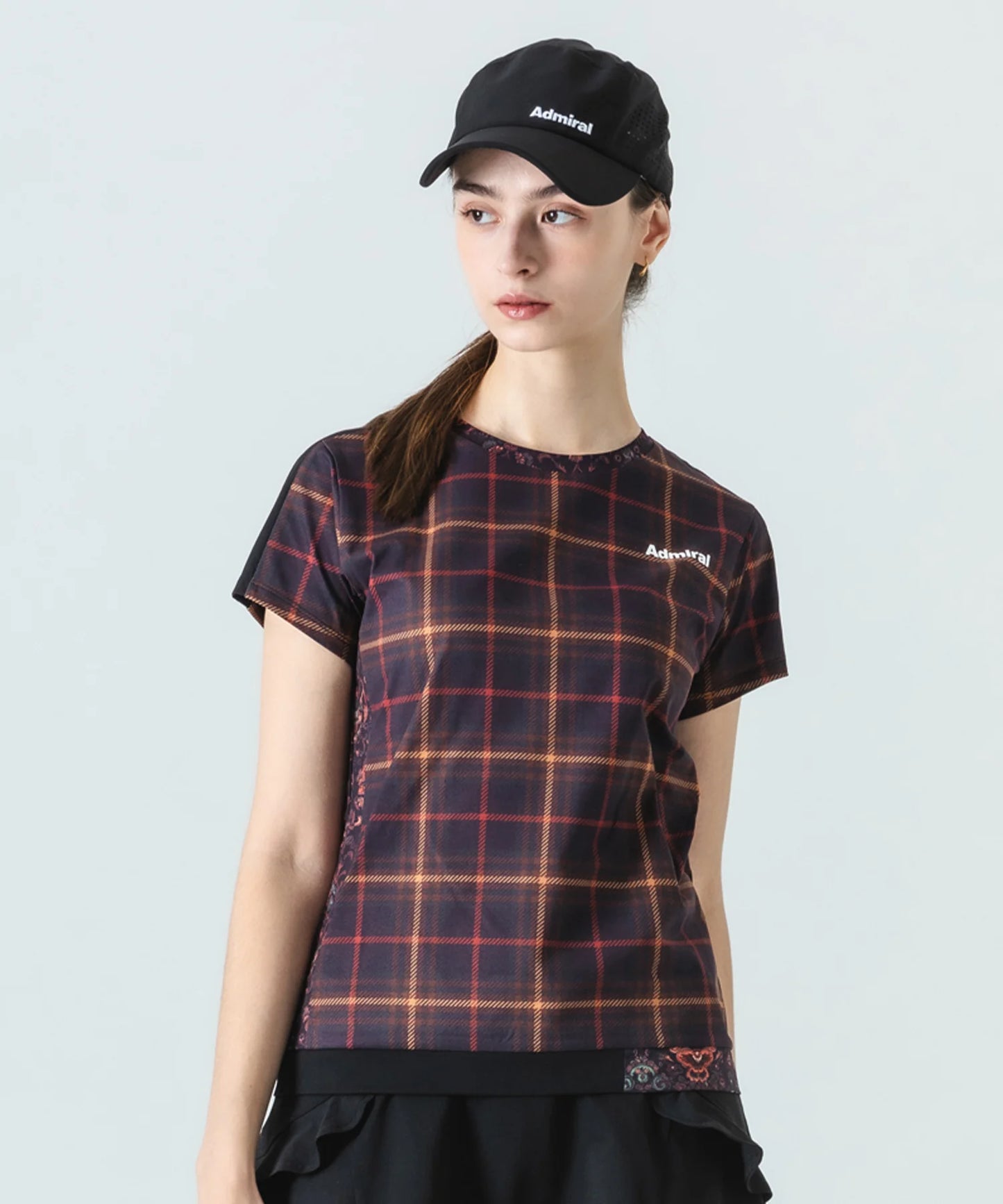 アシメブロッキングアソートグラフィックTEE