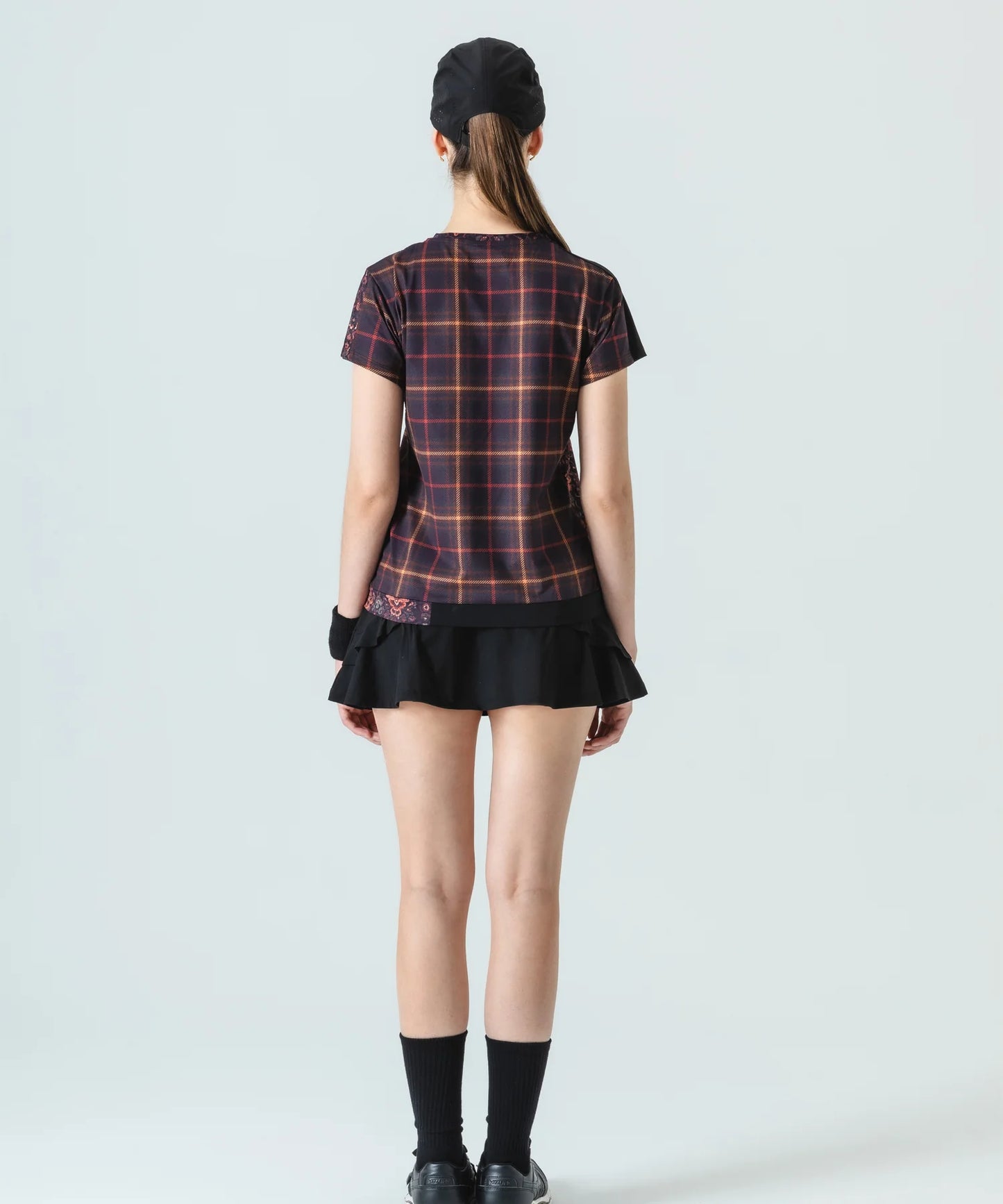 アシメブロッキングアソートグラフィックTEE
