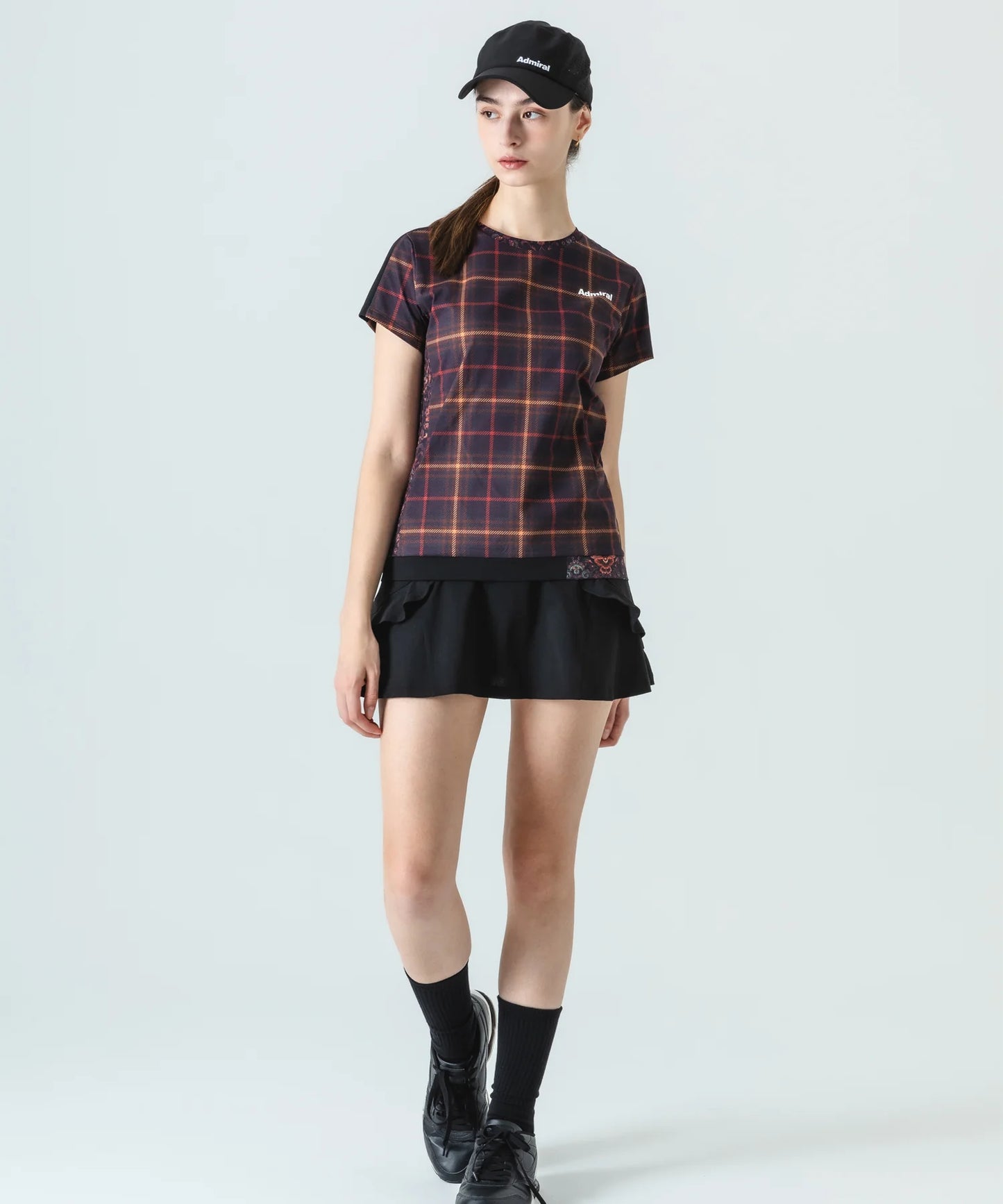 アシメブロッキングアソートグラフィックTEE