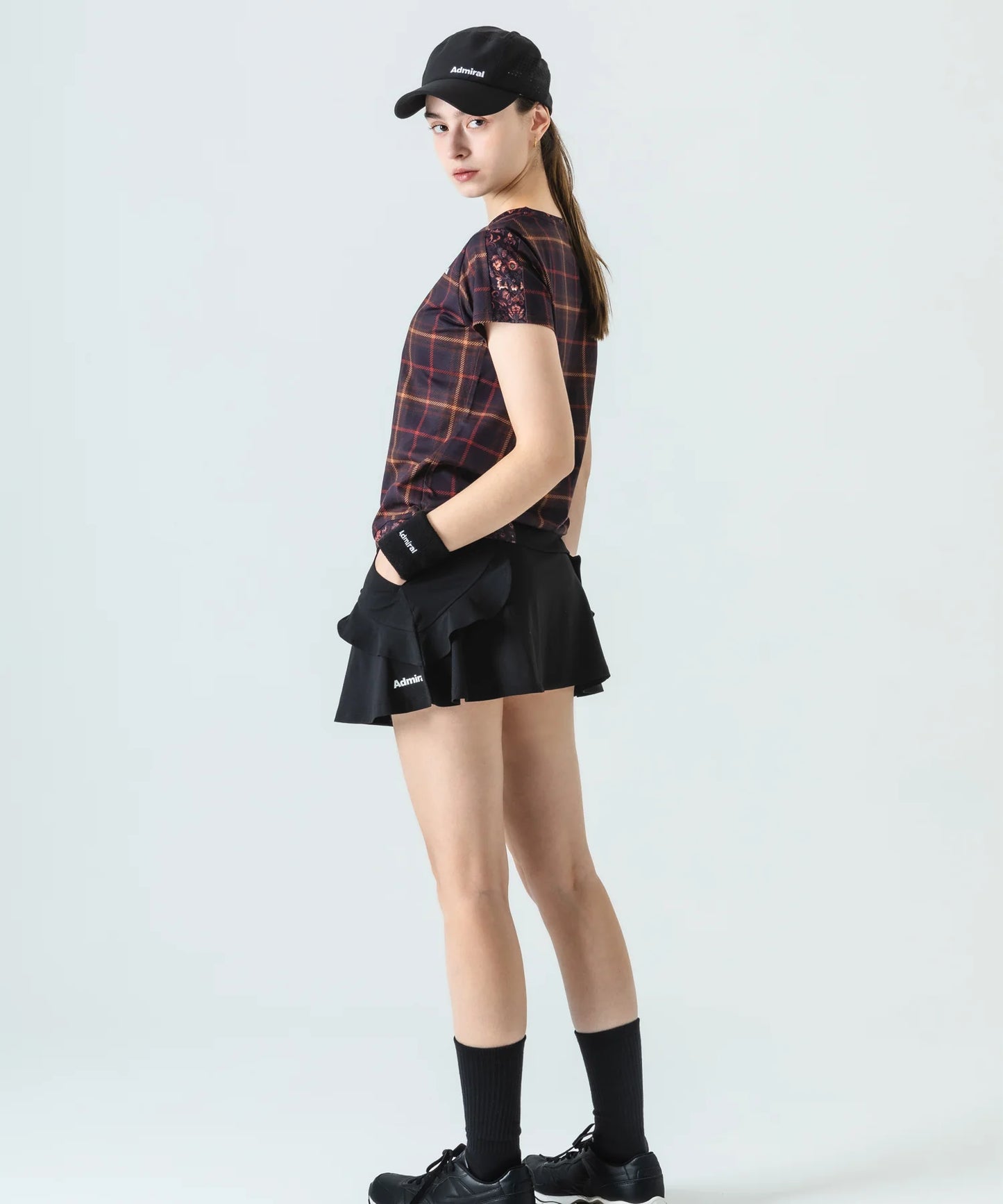 アシメブロッキングアソートグラフィックTEE