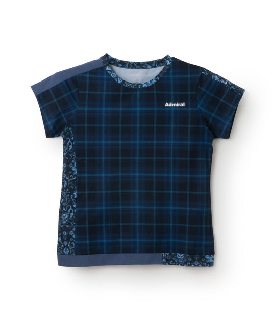 アシメブロッキングアソートグラフィックTEE