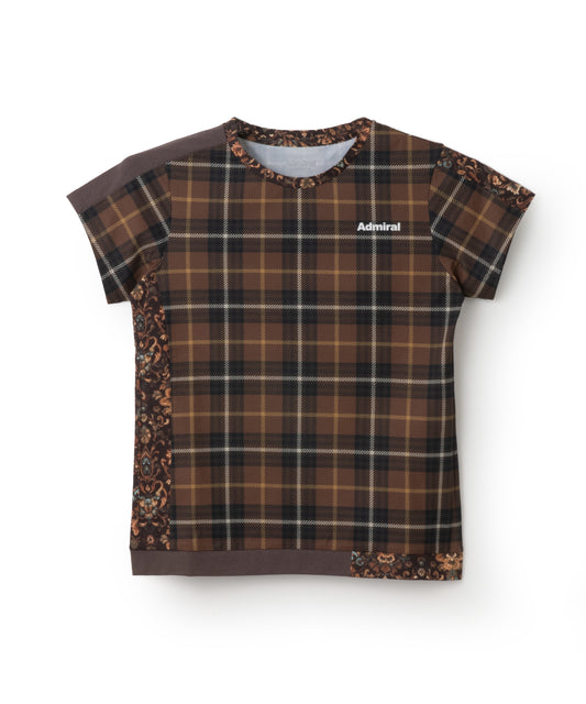 アシメブロッキングアソートグラフィックTEE