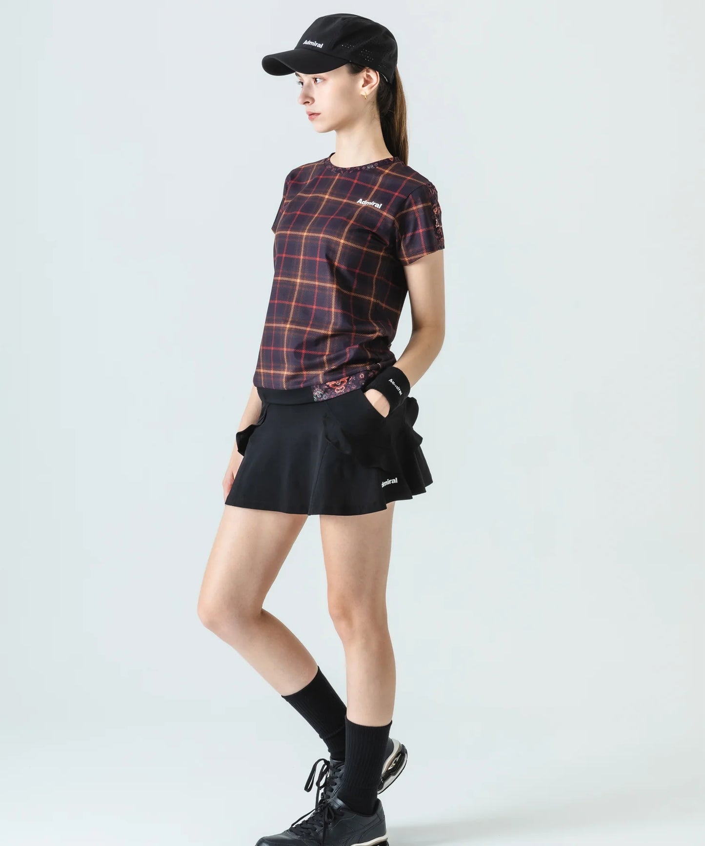 アシメブロッキングアソートグラフィックTEE