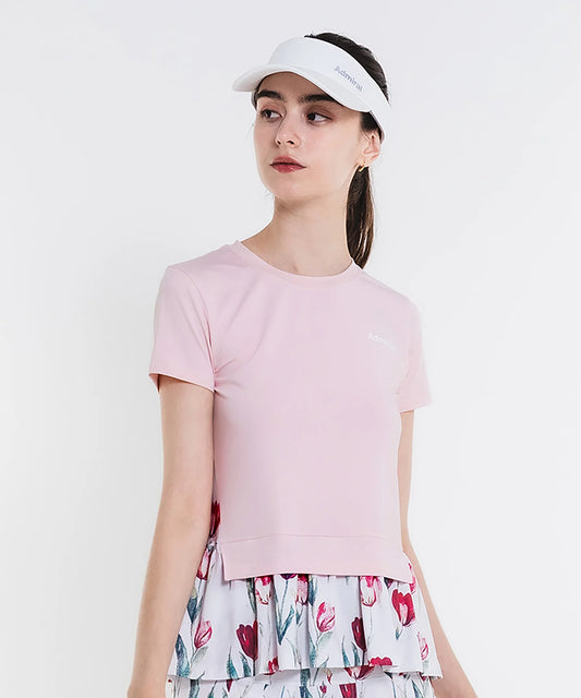 フェイクレイヤーヘムグラフィック TEE