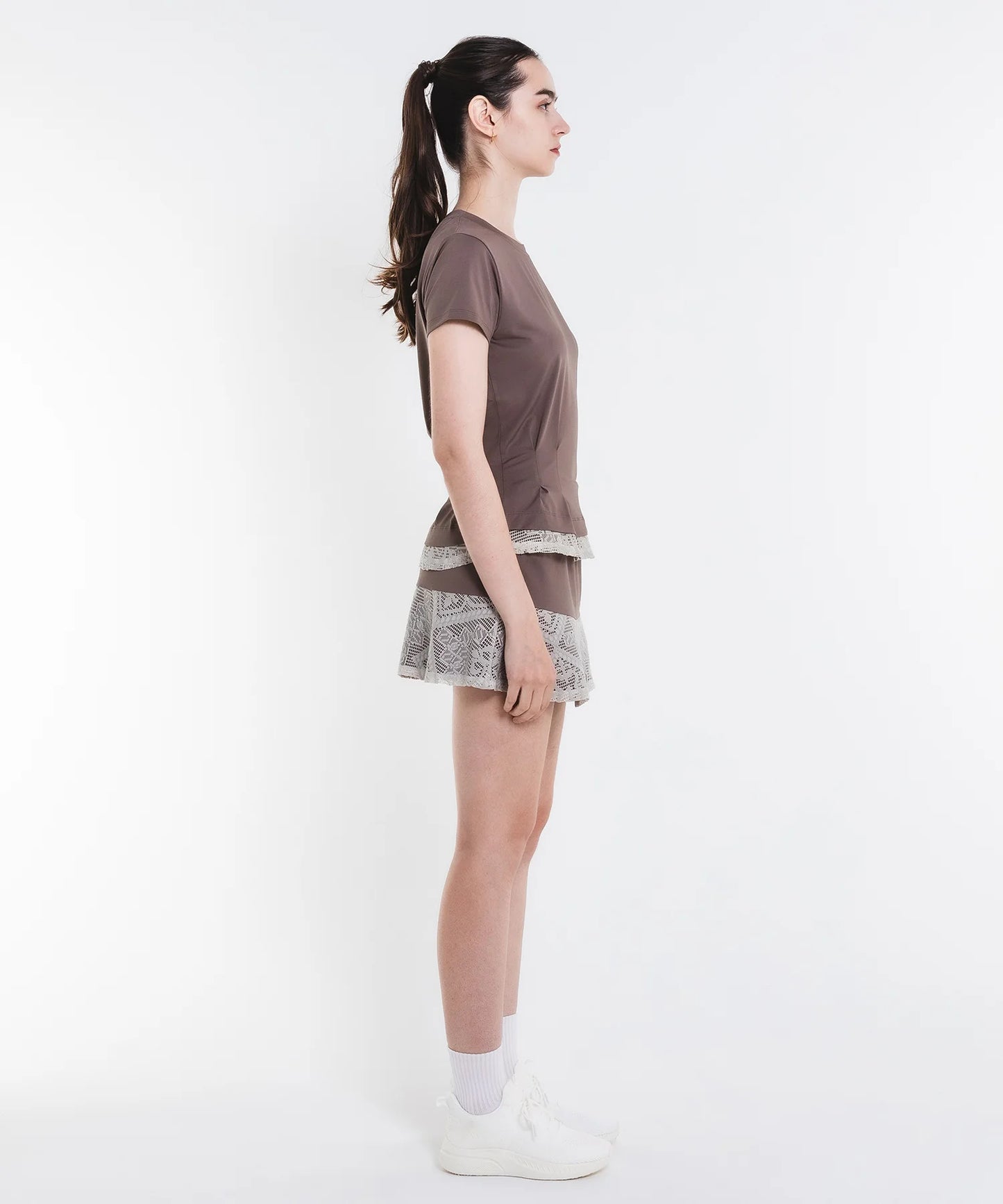 レースヘムタックフレア TEE