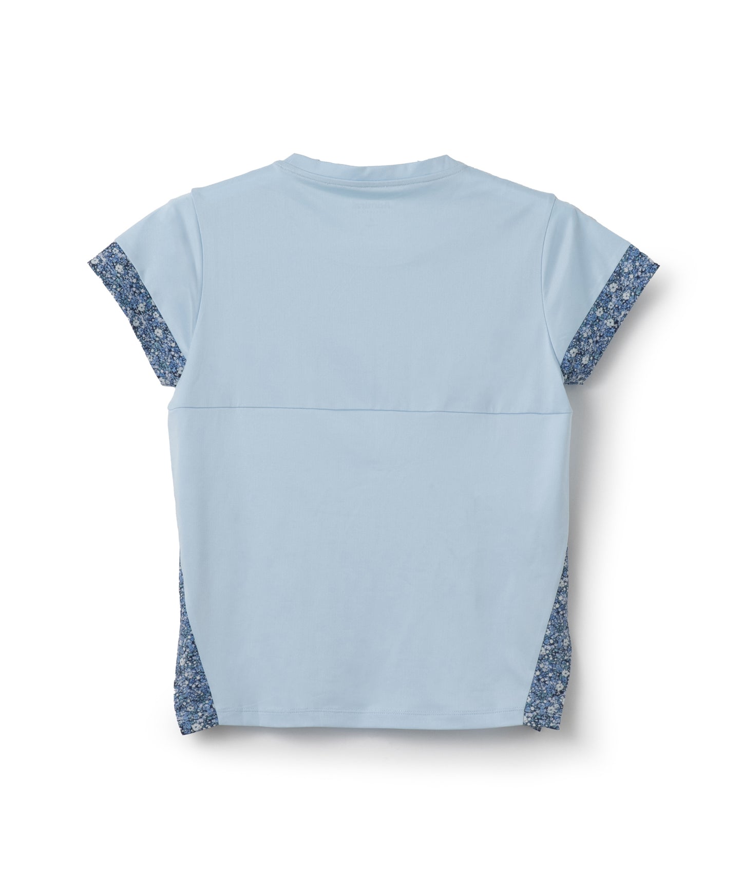 フラワープリントサイドスリット TEE