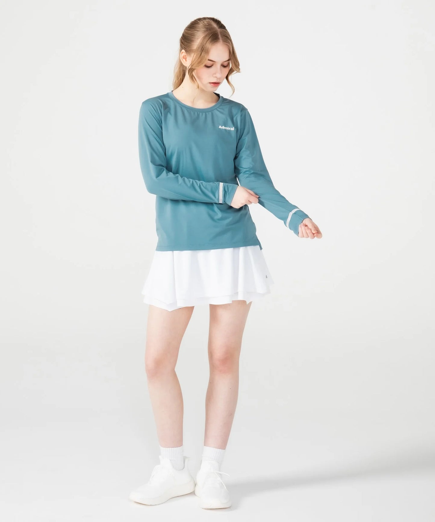 メッシュテープカフスL/S TEE