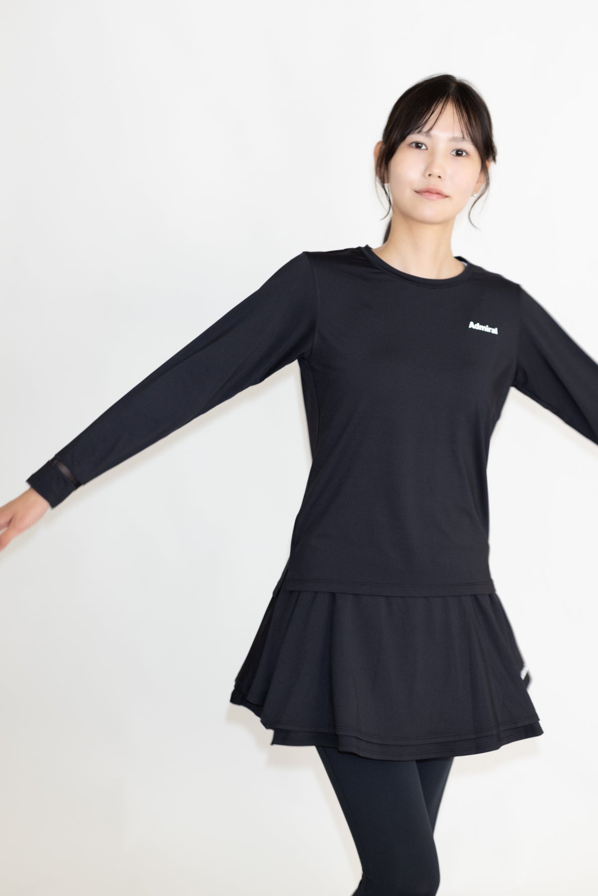 メッシュテープカフスL/S TEE